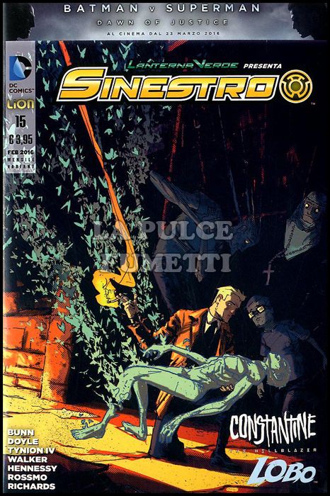 LANTERNA VERDE PRESENTA - SINESTRO #    15 - VARIANT CONSTANTINE